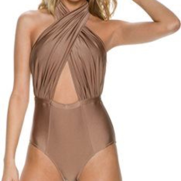 NEW 6 SHORE‎ ROAD by Pooja Cabana Halter One-Piece - Picture 5 of 7